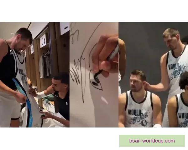 小孩儿约基奇邀文班签衣画外星人